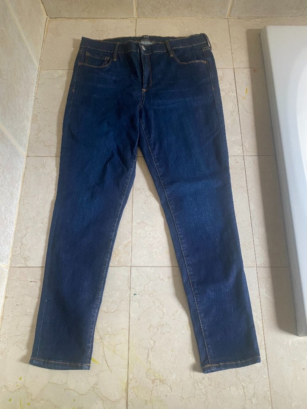 Gap Denim Jeans Women Blue Size 14 Regular True Skinny 32" Waist